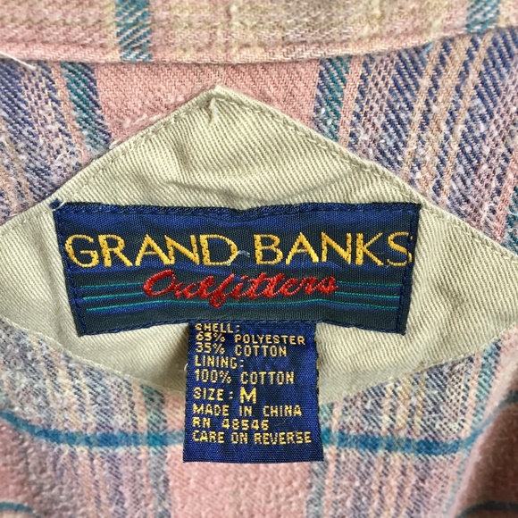 Vintage Tan Button Down Thermal Jacket - Picture 4 of 4